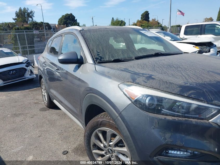 2018 Hyundai Tucson Sel VIN: KM8J3CA47JU692018 Lot: 40534799