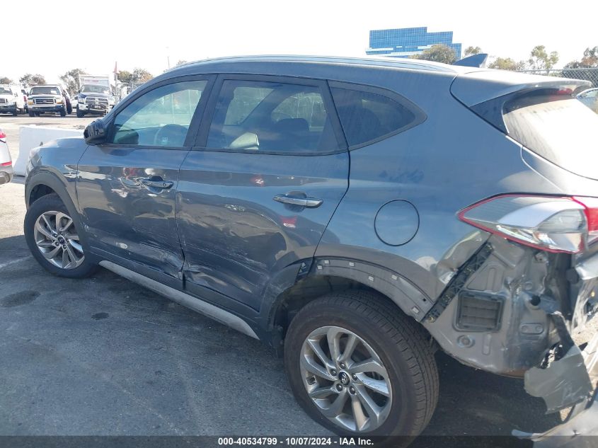 2018 Hyundai Tucson Sel VIN: KM8J3CA47JU692018 Lot: 40534799