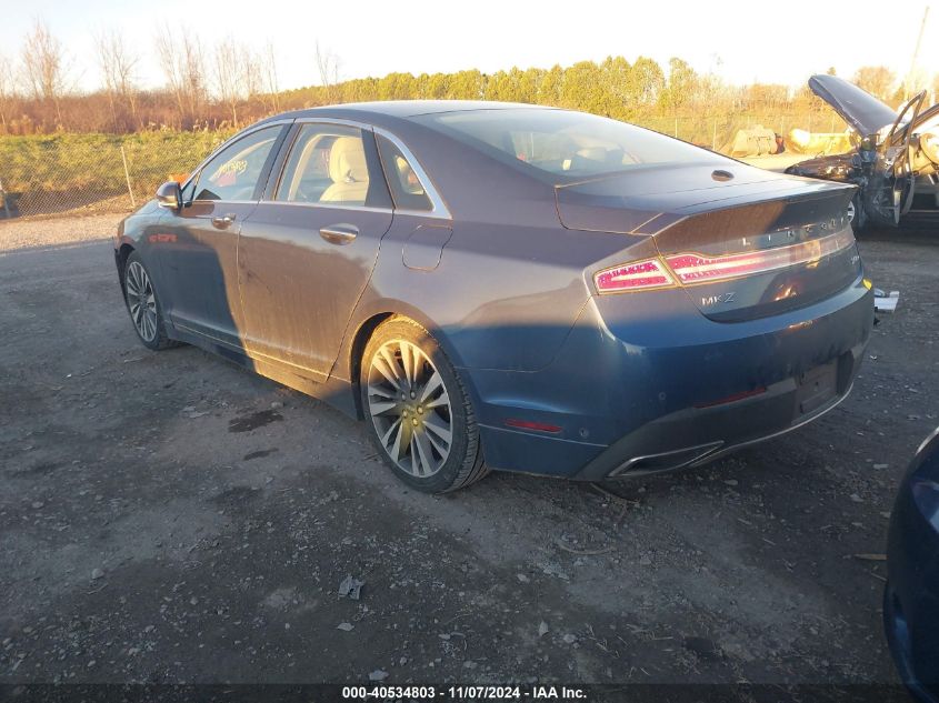 VIN 3LN6L5F92KR601462 2019 Lincoln MKZ, Reserve Ii no.2