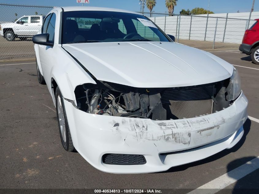 2014 Dodge Avenger Se VIN: 1C3CDZAB8EN127020 Lot: 40534813