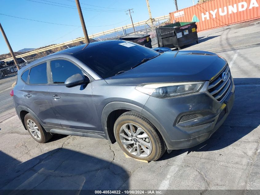 2017 Hyundai Tucson Se VIN: KM8J23A43HU570091 Lot: 40534822