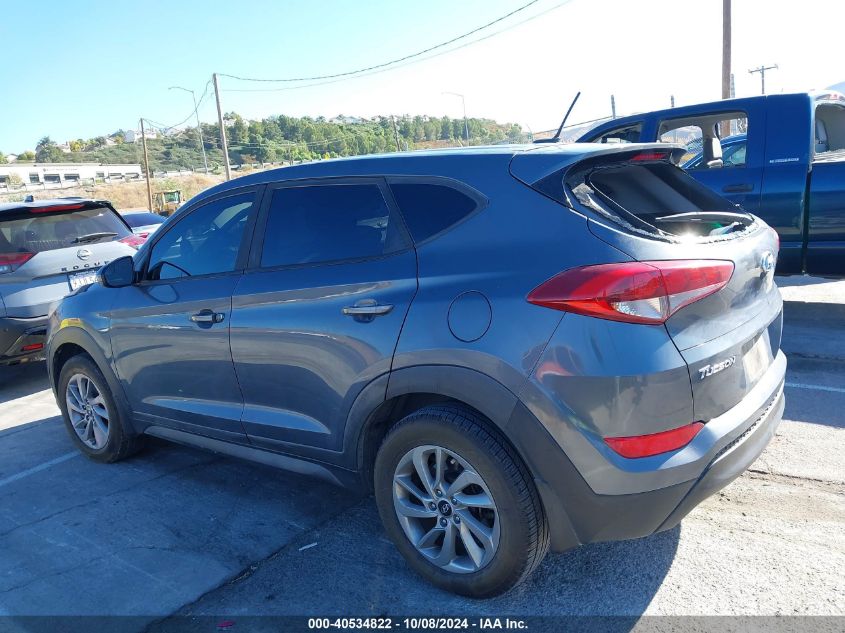 2017 Hyundai Tucson Se VIN: KM8J23A43HU570091 Lot: 40534822