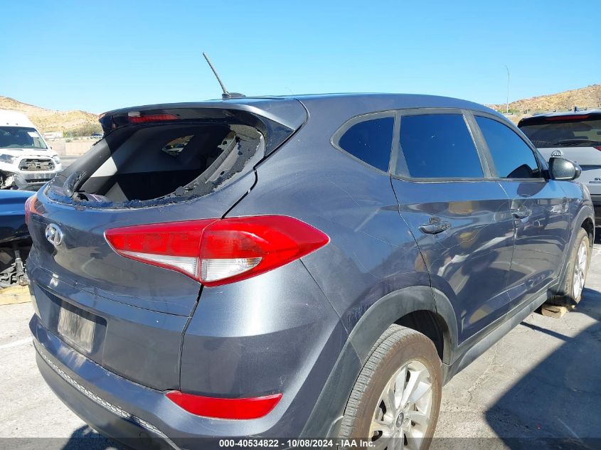 2017 Hyundai Tucson Se VIN: KM8J23A43HU570091 Lot: 40534822