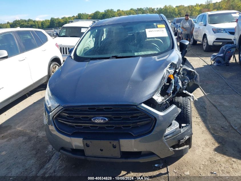 2019 Ford Ecosport S VIN: MAJ6S3FL3KC281001 Lot: 40534828