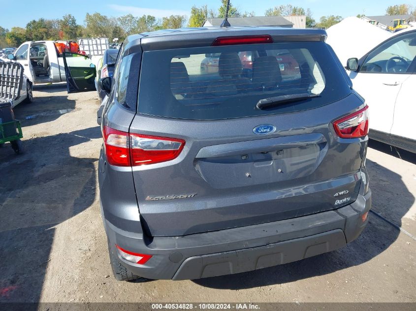 2019 Ford Ecosport S VIN: MAJ6S3FL3KC281001 Lot: 40534828