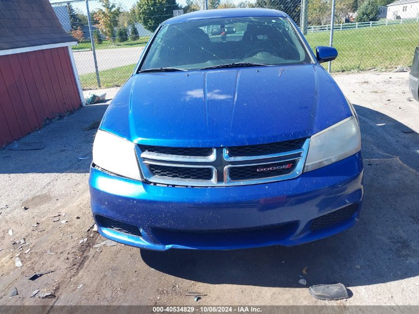 2012 Dodge Avenger Sxt VIN: 1C3CDZCB5CN253488 Lot: 40534829