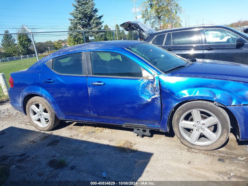 2012 Dodge Avenger Sxt VIN: 1C3CDZCB5CN253488 Lot: 40534829