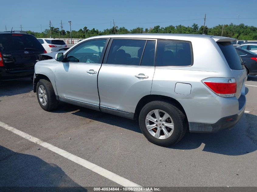 2012 Toyota Highlander VIN: 5TDZA3EH5CS022582 Lot: 40534844