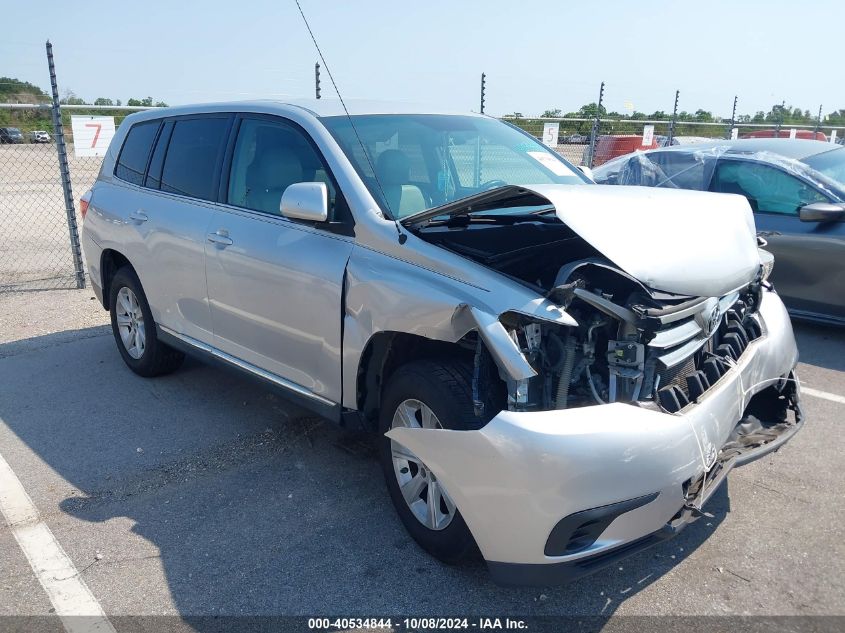 2012 Toyota Highlander VIN: 5TDZA3EH5CS022582 Lot: 40534844