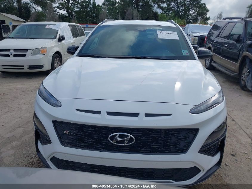 2022 Hyundai Kona N Line VIN: KM8K33A3XNU795452 Lot: 40534854