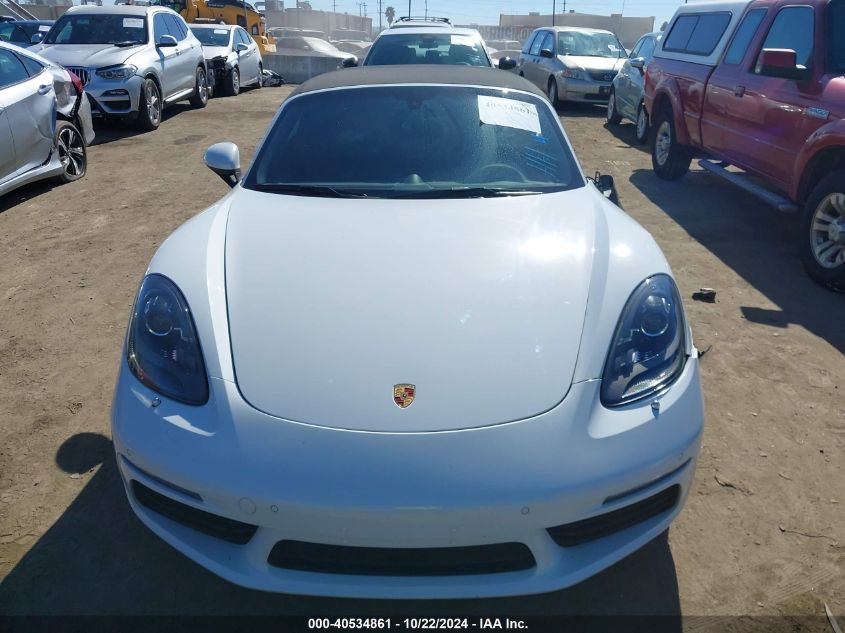 2017 Porsche 718 Boxster S VIN: WP0CB2A84HS241566 Lot: 40534861