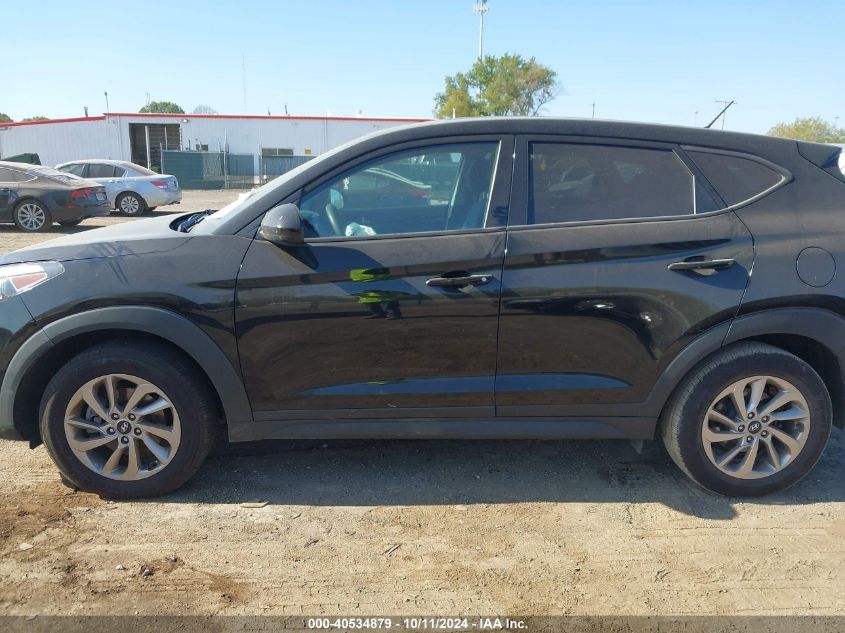 2018 Hyundai Tucson Se VIN: KM8J2CA4XJU624931 Lot: 40534879