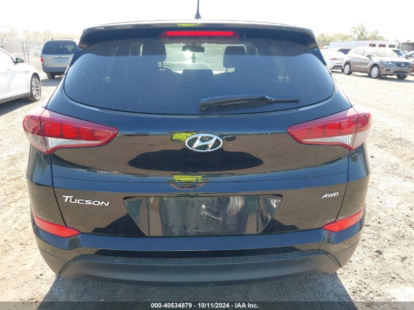 2018 Hyundai Tucson Se VIN: KM8J2CA4XJU624931 Lot: 40534879