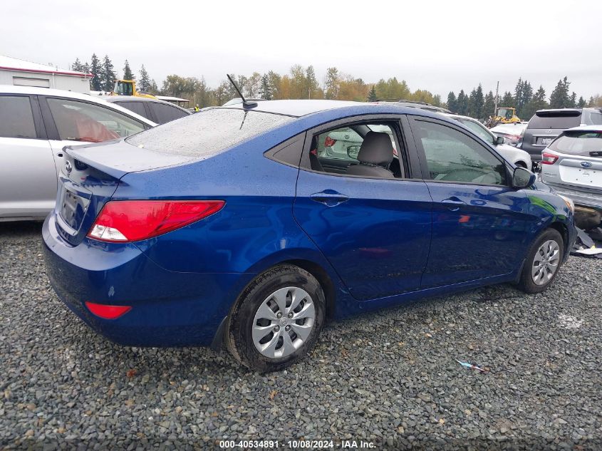 2016 Hyundai Accent Se VIN: KMHCT4AE5GU049506 Lot: 40534891