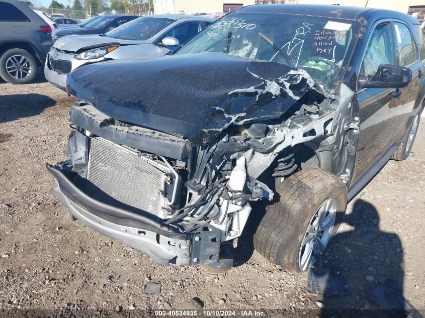 2017 Chevrolet Equinox Ls VIN: 2GNALBEK6H1554510 Lot: 40534935