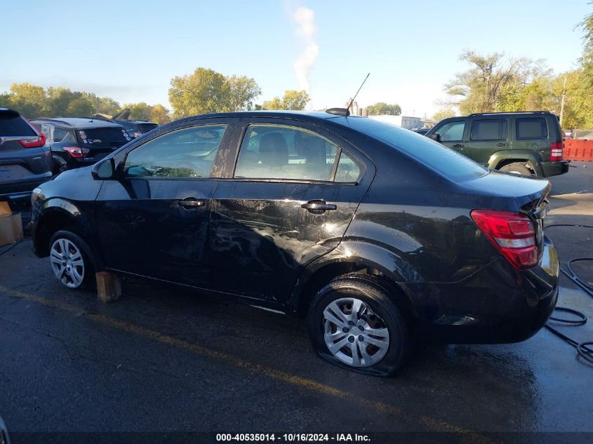 2017 Chevrolet Sonic Ls Auto VIN: 1G1JB5SH4H4137597 Lot: 40535014