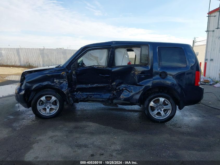 2012 Honda Pilot Ex VIN: 5FNYF4H45CB022159 Lot: 40535018