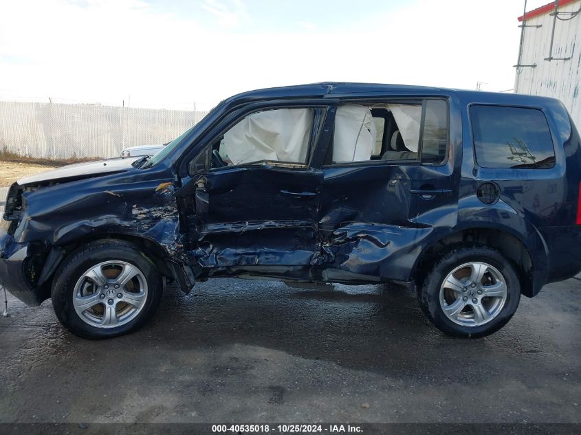 2012 Honda Pilot Ex VIN: 5FNYF4H45CB022159 Lot: 40535018