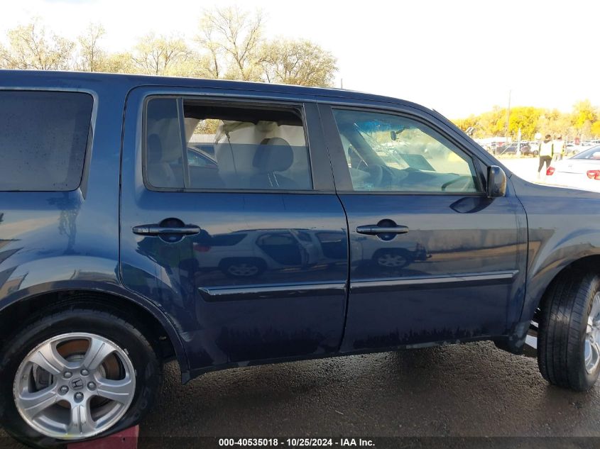 2012 Honda Pilot Ex VIN: 5FNYF4H45CB022159 Lot: 40535018