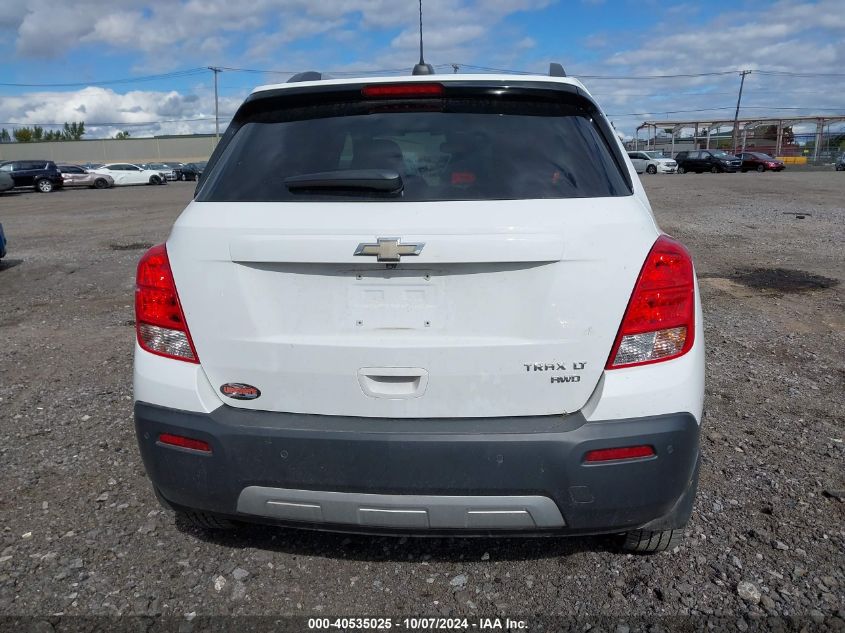 2016 Chevrolet Trax Lt VIN: 3GNCJPSB6GL275359 Lot: 40535025