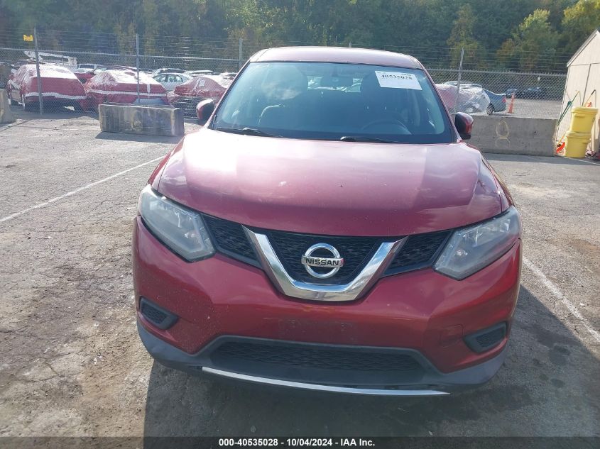 2015 Nissan Rogue S VIN: KNMAT2MV9FP534062 Lot: 40535028