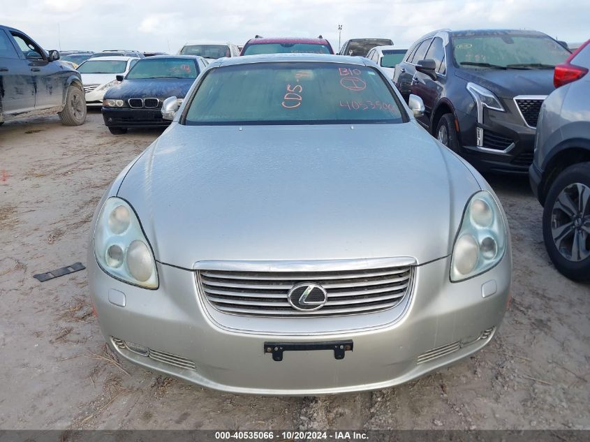 2003 Lexus Sc 430 VIN: JTHFN48Y830039533 Lot: 40535066