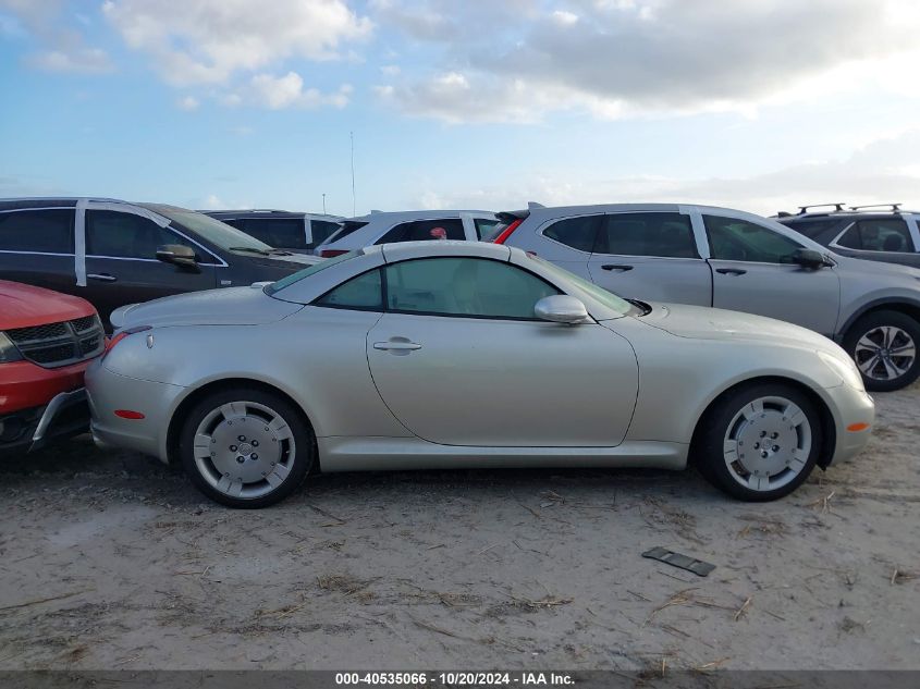 2003 Lexus Sc 430 VIN: JTHFN48Y830039533 Lot: 40535066