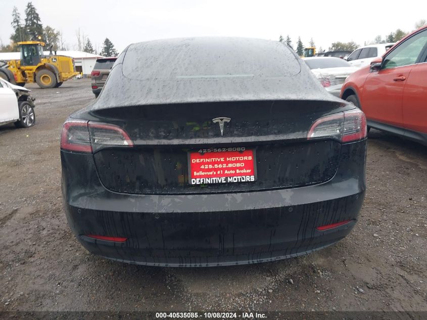 2019 Tesla Model 3 Long Range/Mid Range/Standard Range/Standard Range Plus VIN: 5YJ3E1EA3KF316907 Lot: 40535085