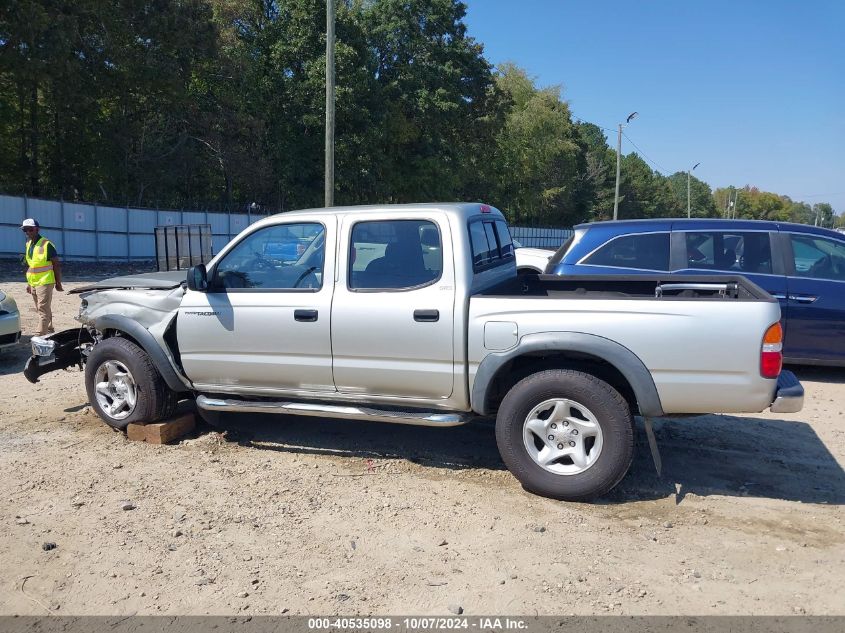 2001 Toyota Tacoma Prerunner V6 VIN: 5TEGN92N41Z743646 Lot: 40535098