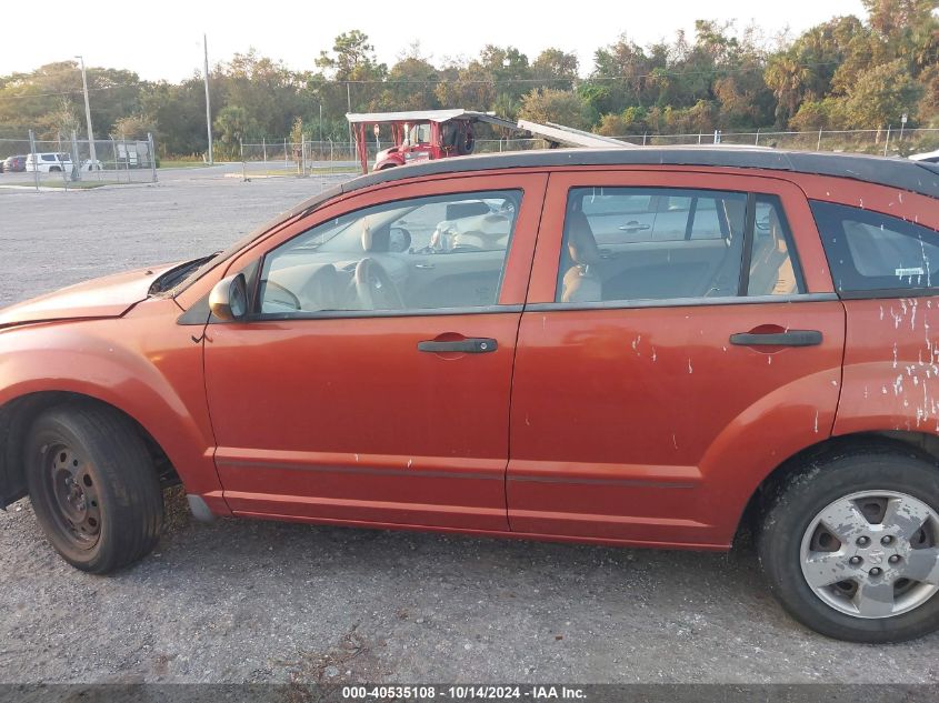 2008 Dodge Caliber Se VIN: 1B3HB28B78D636547 Lot: 40535108