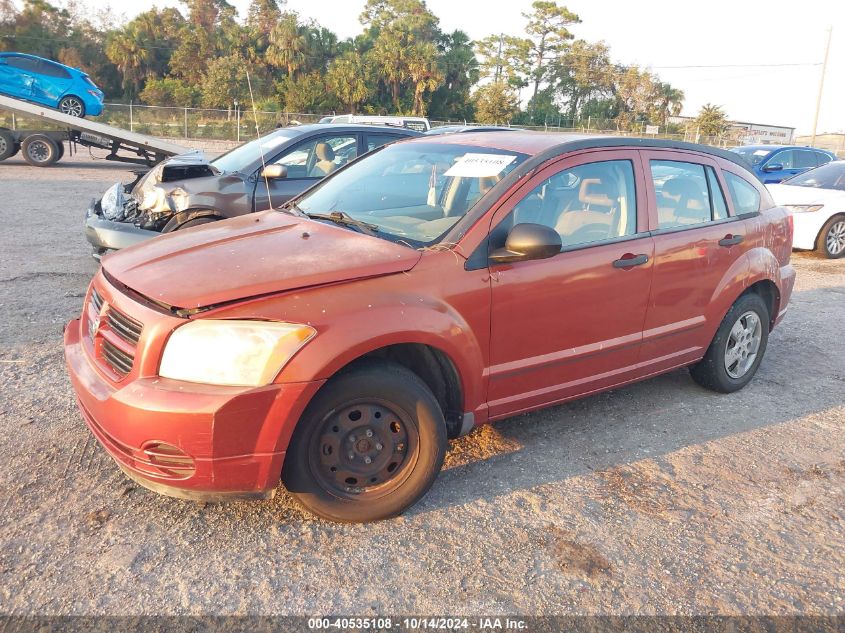 2008 Dodge Caliber Se VIN: 1B3HB28B78D636547 Lot: 40535108