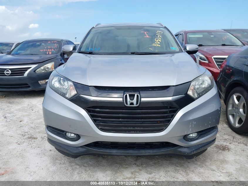 2018 Honda Hr-V Ex-L VIN: 3CZRU5H72JM709872 Lot: 40535113