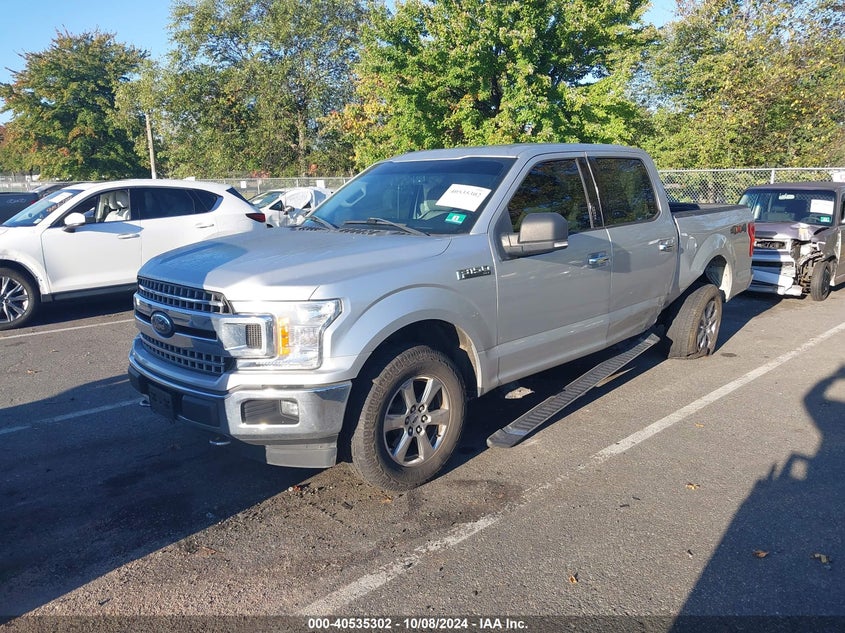 VIN 1FTEW1EP9JFA43525 2018 FORD F-150 XLT