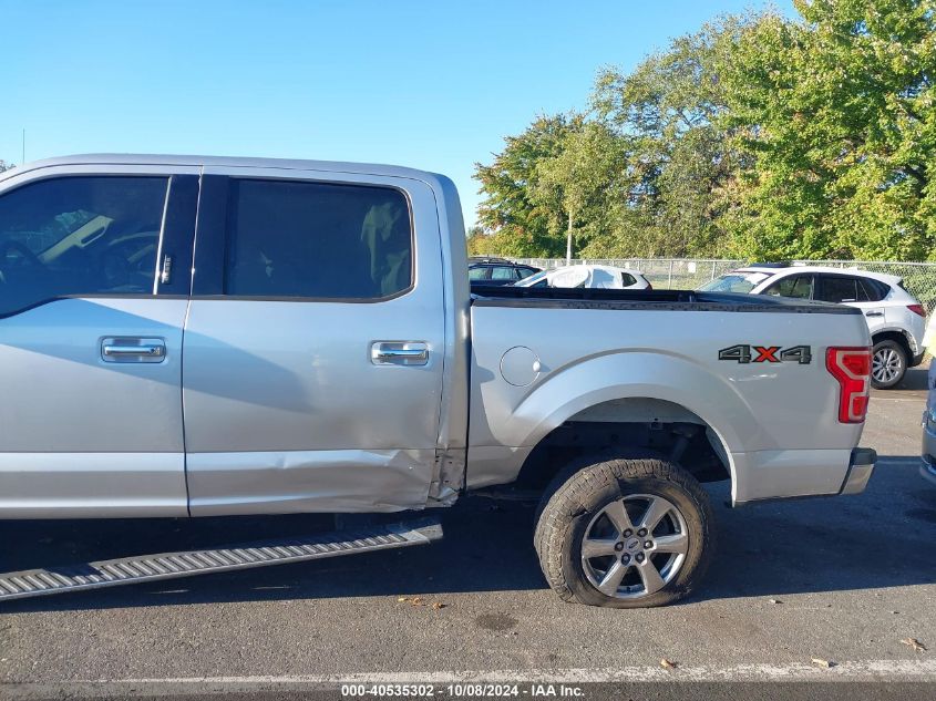 2018 Ford F-150 Supercrew VIN: 1FTEW1EP9JFA43525 Lot: 40535302