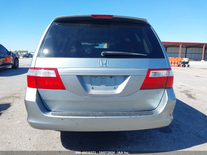 2005 Honda Odyssey Ex-L VIN: 5FNRL38665B100668 Lot: 40535373