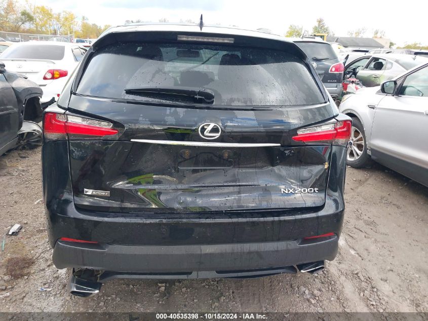 2016 Lexus Nx 200T F Sport VIN: JTJBARBZ2G2087918 Lot: 40535398