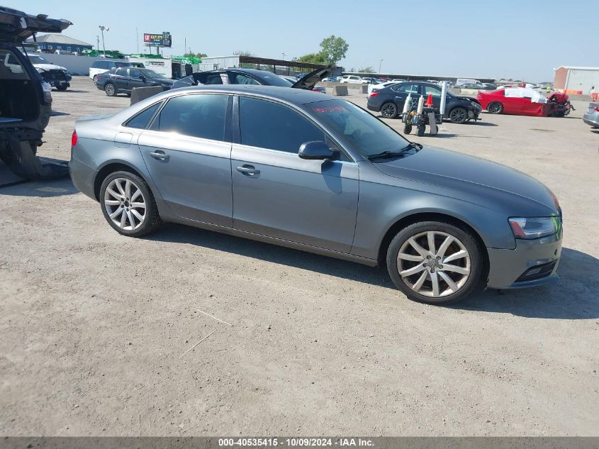 2013 Audi A4 2.0T Premium VIN: WAUEFAFL4DA171133 Lot: 40535415