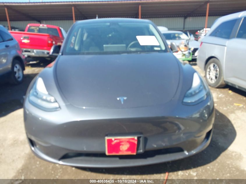 2021 Tesla Model Y Long Range Dual Motor All-Wheel Drive VIN: 5YJYGDEE5MF108325 Lot: 40535435