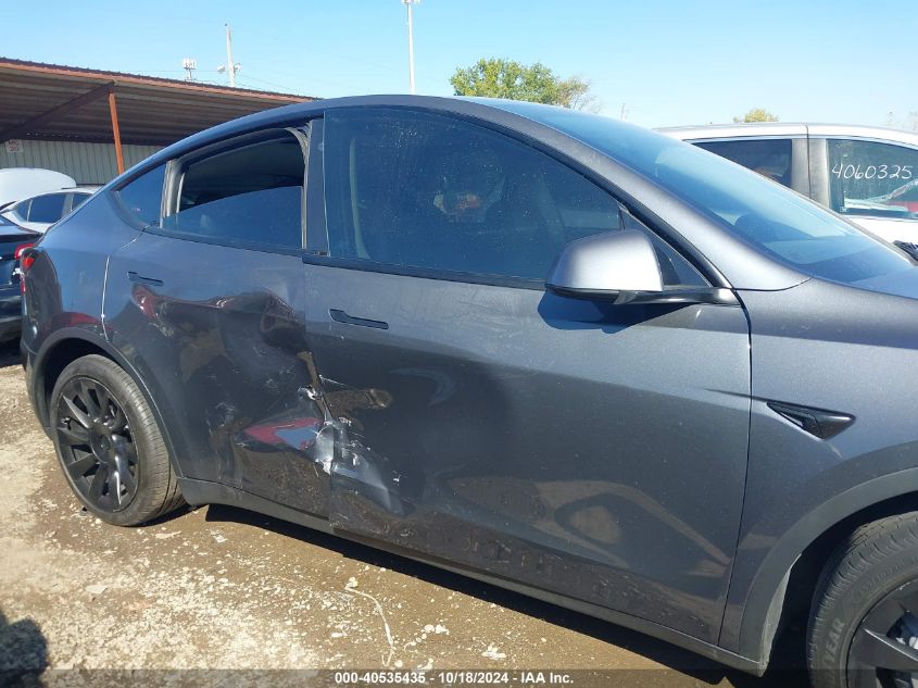 2021 Tesla Model Y Long Range Dual Motor All-Wheel Drive VIN: 5YJYGDEE5MF108325 Lot: 40535435