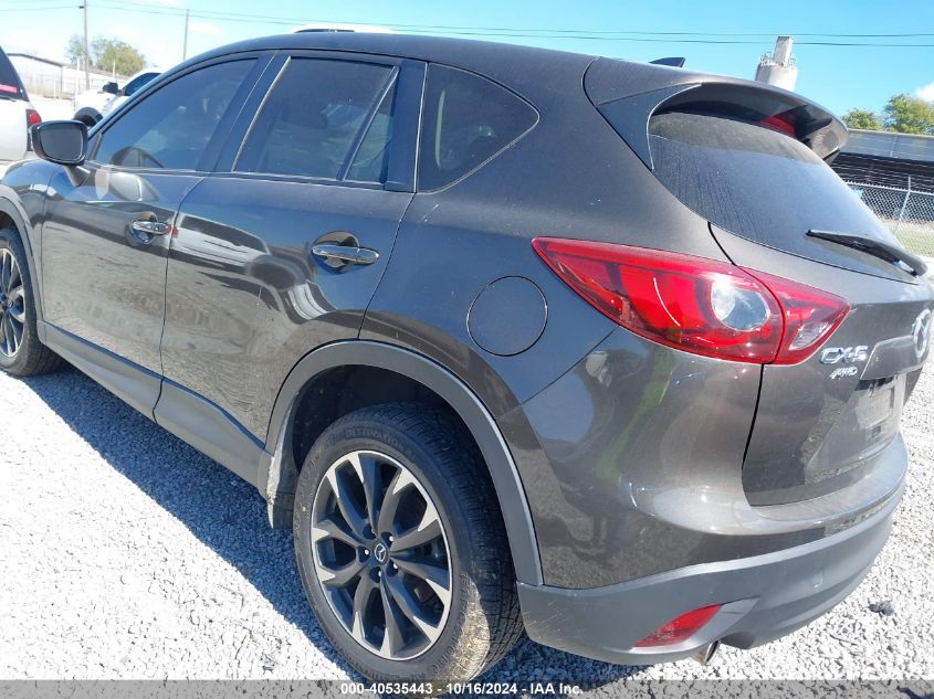 2016 Mazda Cx-5 Grand Touring VIN: JM3KE4DY3G0733839 Lot: 40535443