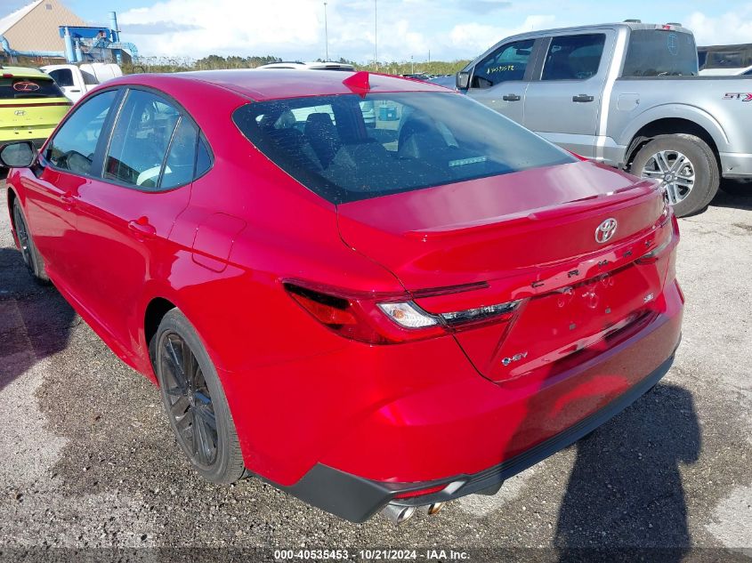 VIN 4T1DAACK0SU018863 2025 Toyota Camry, SE no.3