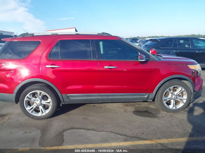 2014 Ford Explorer Limited VIN: 1FM5K7F81EGA01318 Lot: 40535456