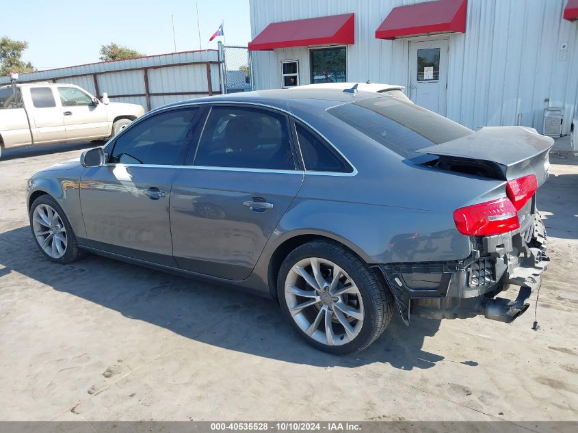 2013 AUDI A4 2.0T PREMIUM - WAUEFAFL6DN009223