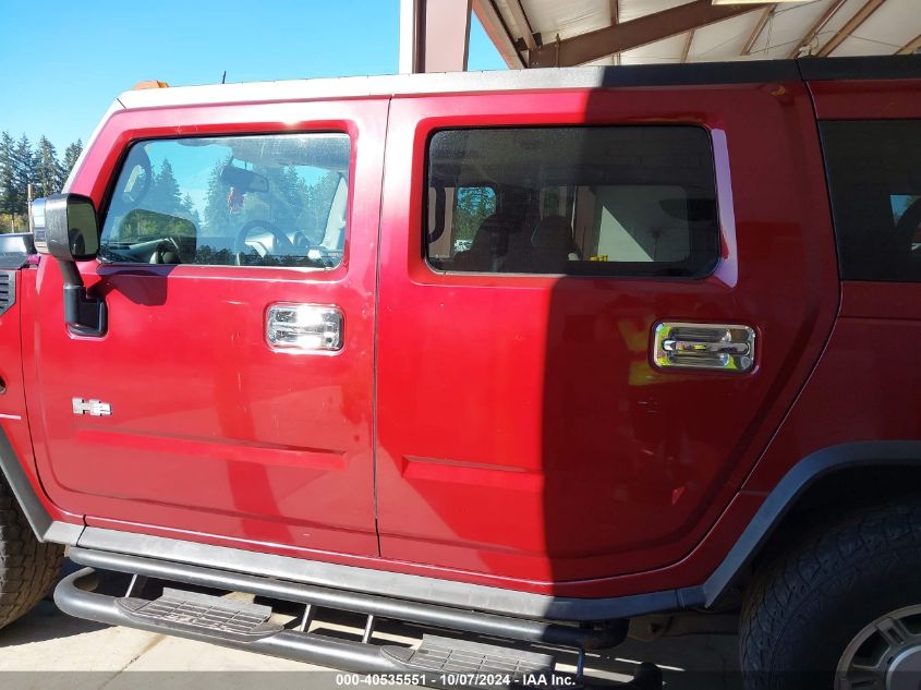 2003 Hummer H2 VIN: 5GRGN23U63H135143 Lot: 40535551