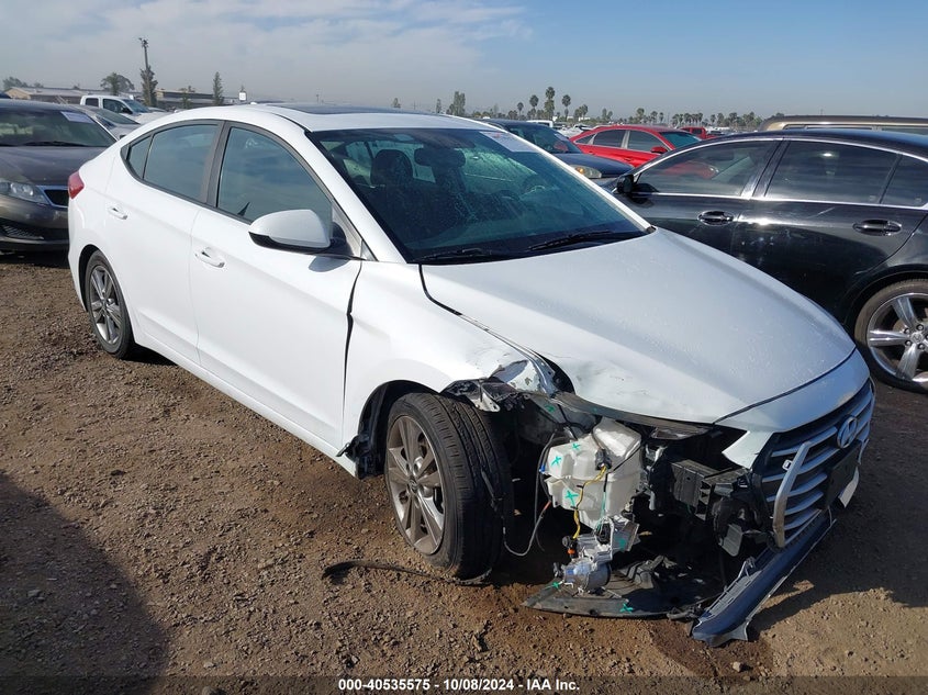 5NPD84LF5JH371225 2018 Hyundai Elantra Sel/Value/Limited