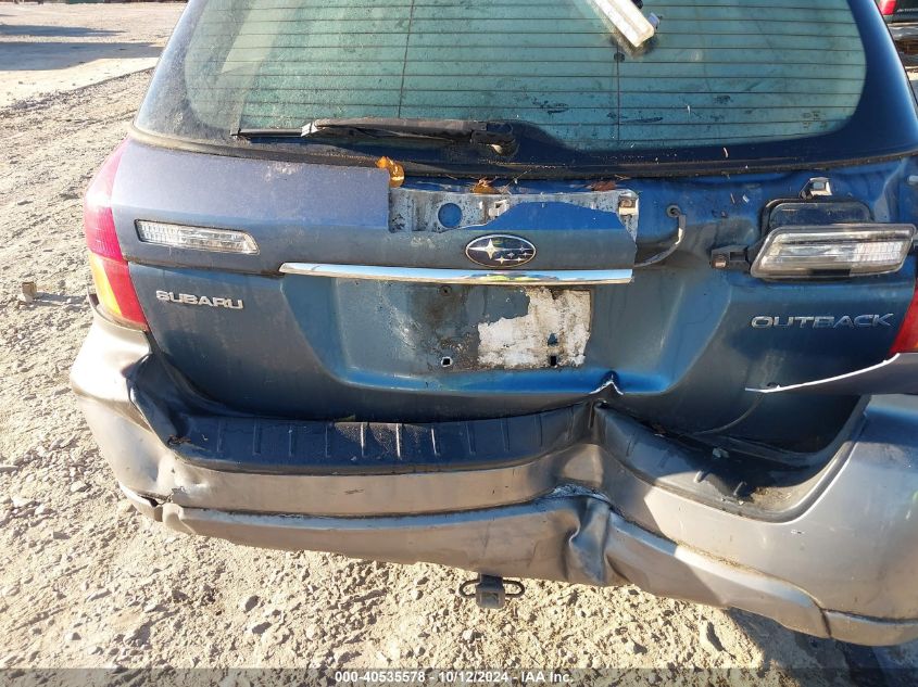 2006 Subaru Outback 2.5I VIN: 4S4BP61C966363205 Lot: 40535578