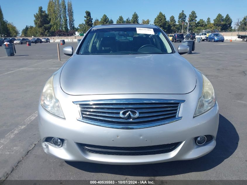 2011 Infiniti G37 Journey VIN: JN1CV6AP7BM500748 Lot: 40535583