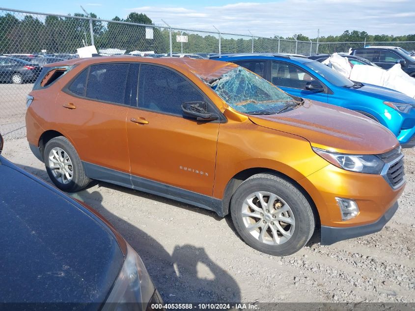 2018 Chevrolet Equinox Ls VIN: 2GNAXHEV1J6329647 Lot: 40535588