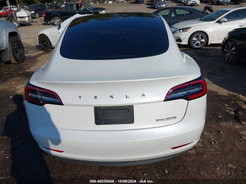 2021 Tesla Model 3 VIN: 5YJ3E1EB8MF999506 Lot: 40535608