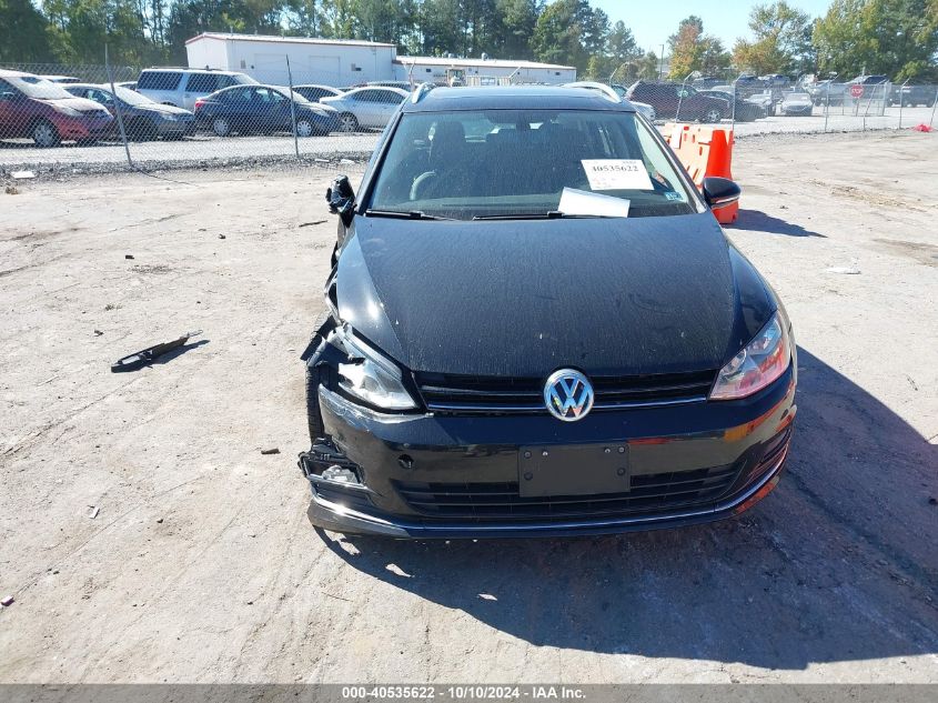 3VWCA7AU4FM511881 2015 Volkswagen Golf Sportwagen Tdi Sel 4-Door